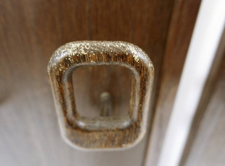 Mid Century Modern wood wall coat rack - 2 available