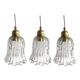 Lot de trois suspensions vintage