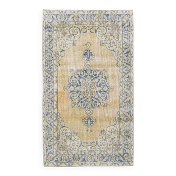1970s Turkish Handmade Wool Kilim Rug 115x201