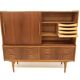 Scandinavian teak and oak sideboard, Sweden, 1960