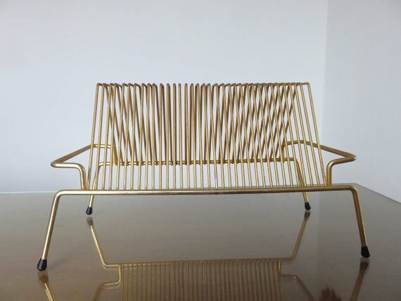 Range vinyl 50-60 years gold metal