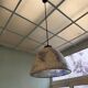Blue/white glazed ceramic suspension