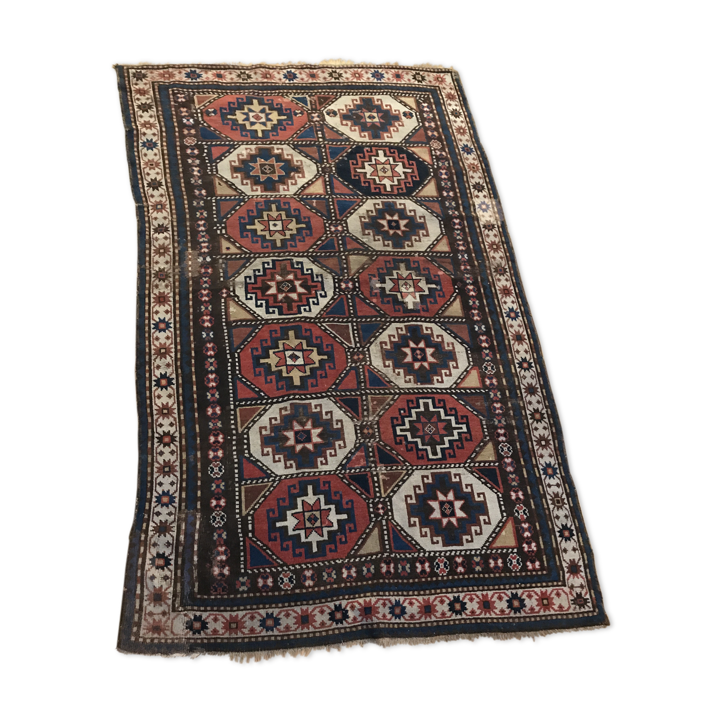 Carpet Caucasian chat late 19th 112x198cm