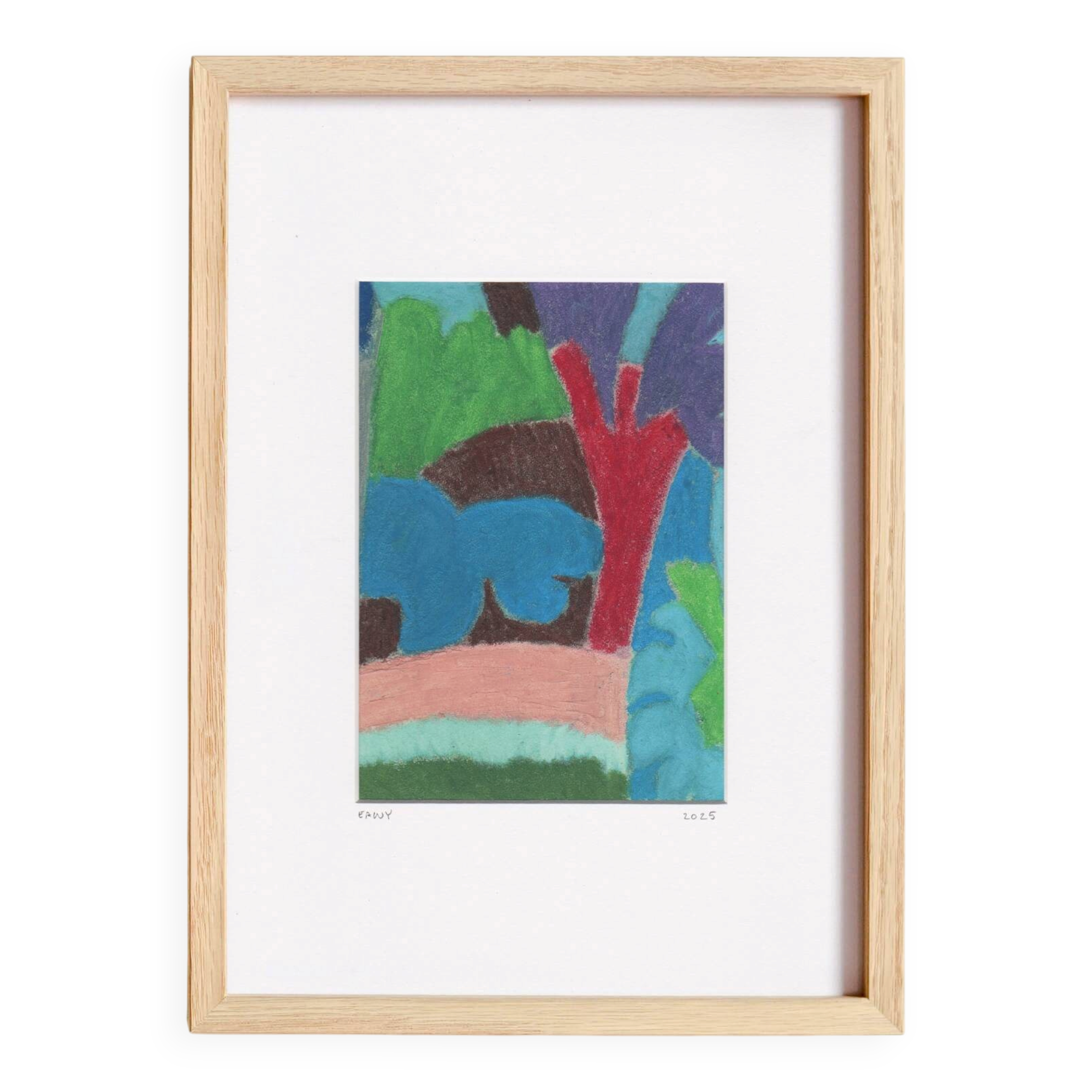 Pastel sur papier d'après P.Klee