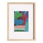 Pastel on paper after P. Klee