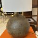 Guy Baudat stoneware ball lamp