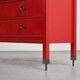 Commode laquée rouge Carlo De Carli pour Sormani, vers 1963