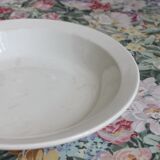 Gien white ironstone deep salad bowl