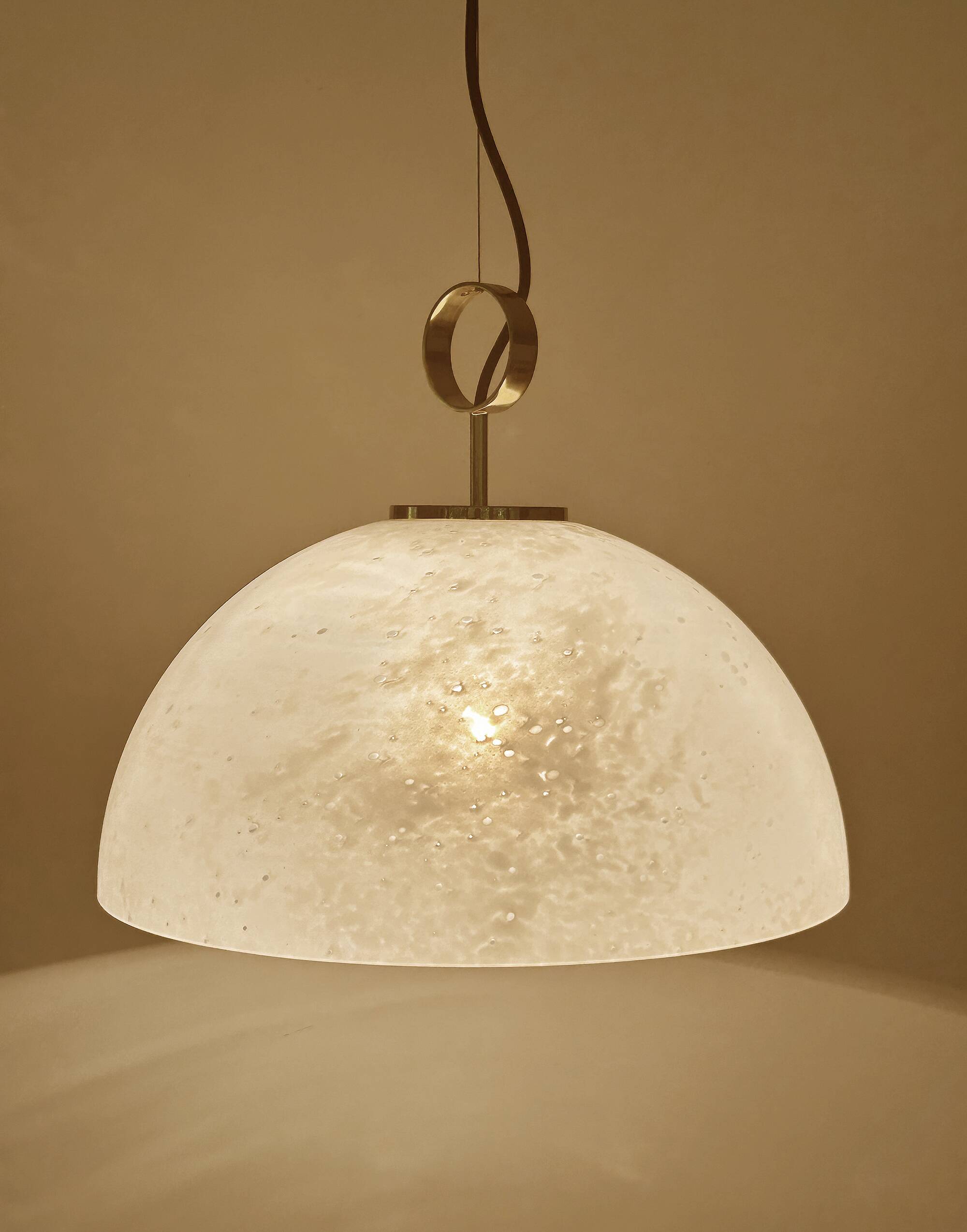 Vintage Limburg Glass Pendant Light