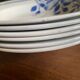 Hollow plates ceranord saint amand blue flower