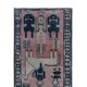 Vintage Turkish hallway rug 104x320 cm
