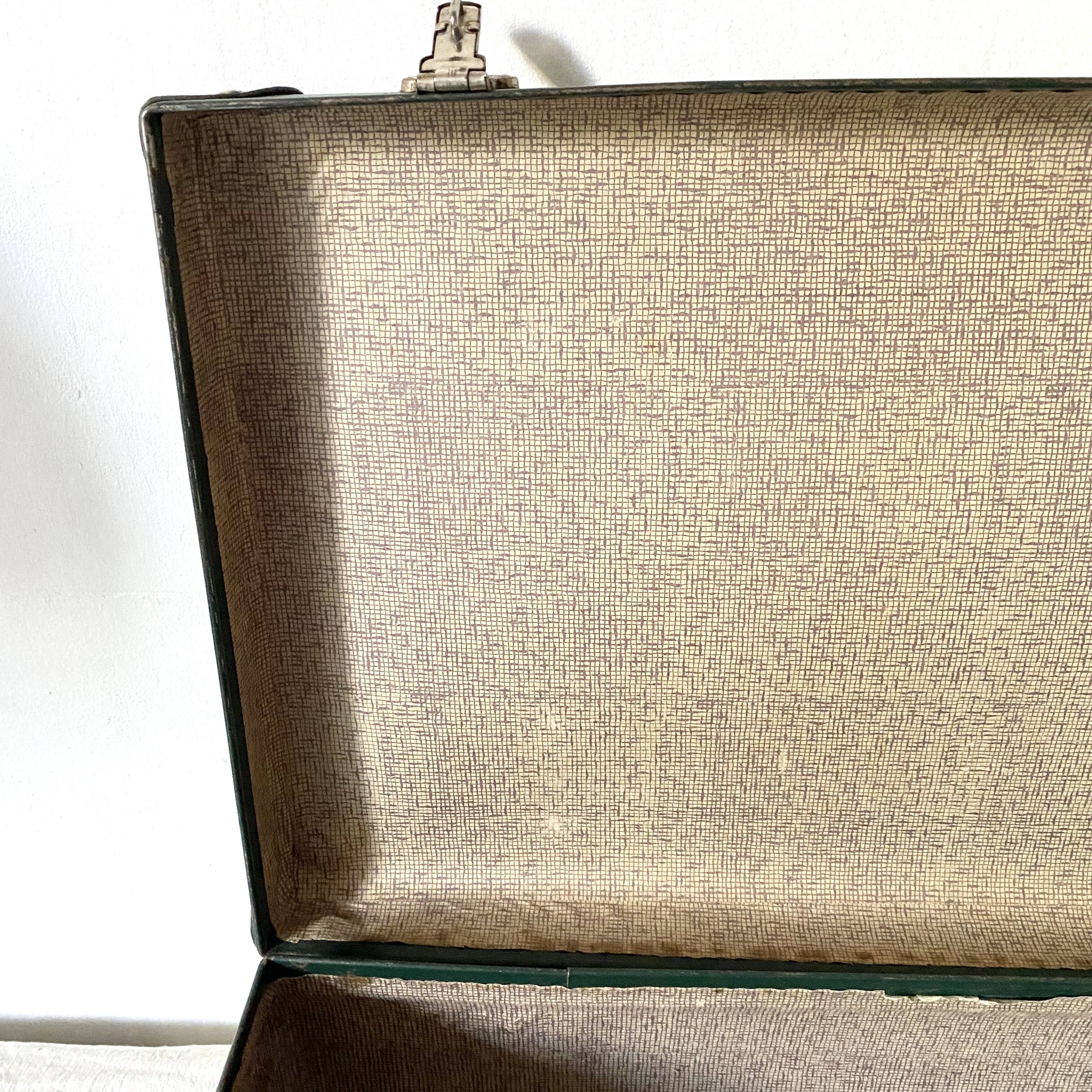 Antique cardboard suitcase 51 X 32
