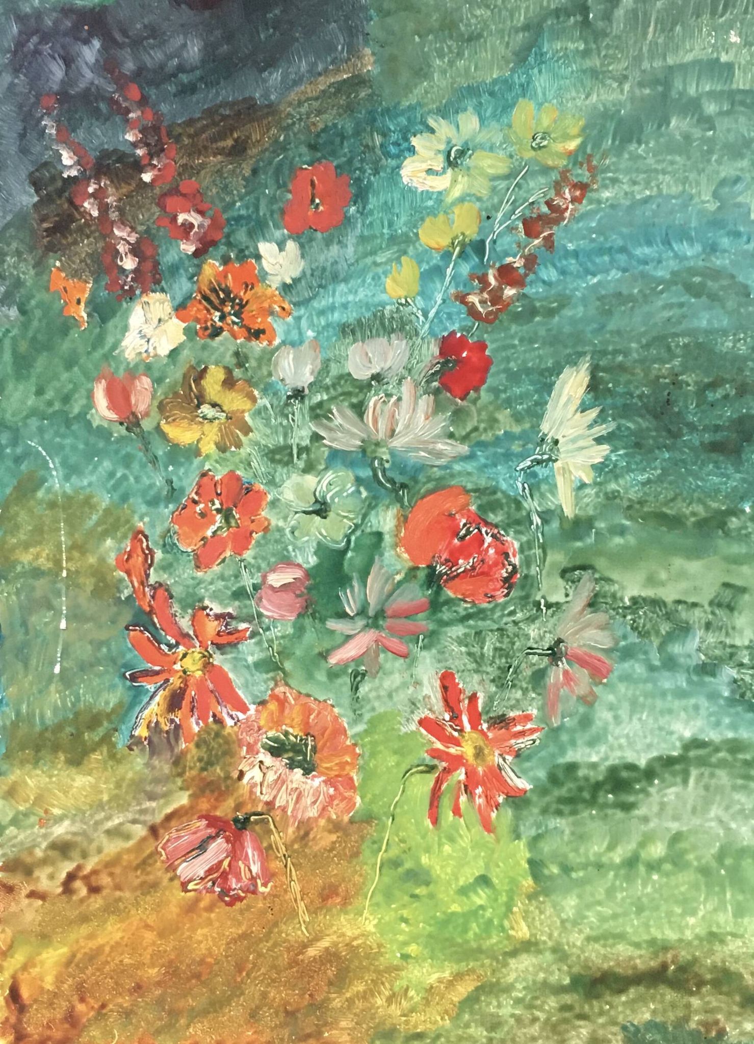 Tableau composition florale