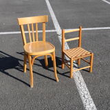 Child chair rope sitting, 1960
