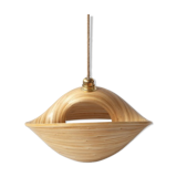 Design luminaire in bamboo medium format