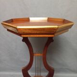 Small Lyre guéridon table, 19th century.