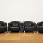 Fauteuils Liz de Natuzzi, années 2000, ensemble de 4