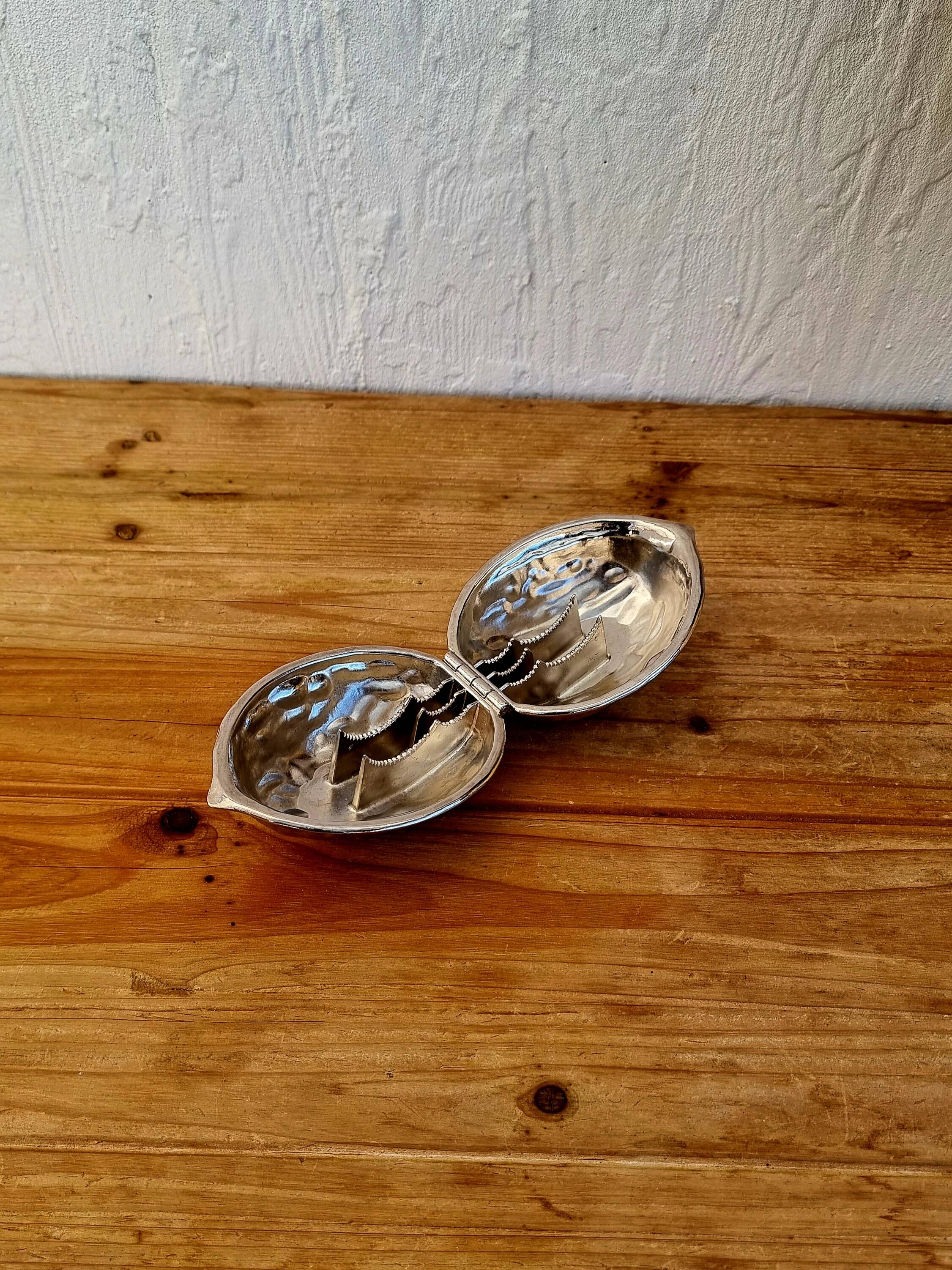 Silver-plated nutcracker