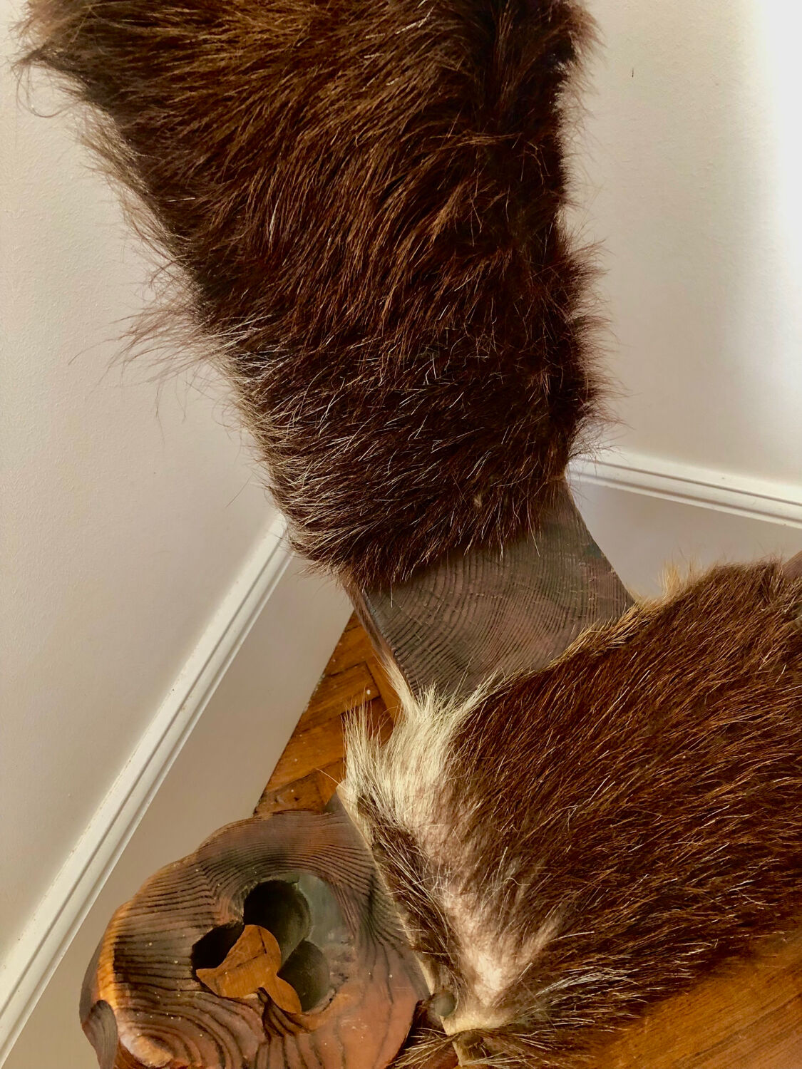 Brutalist tripod chair