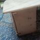Coffee table in white Carrara marble with grey veins in the shape of an eye, circa 1970