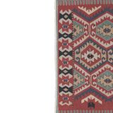Vintage Turkish rug from Oushak, hand-woven 116x171 cm