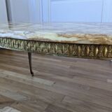 Table basse Louis XV en marbre
