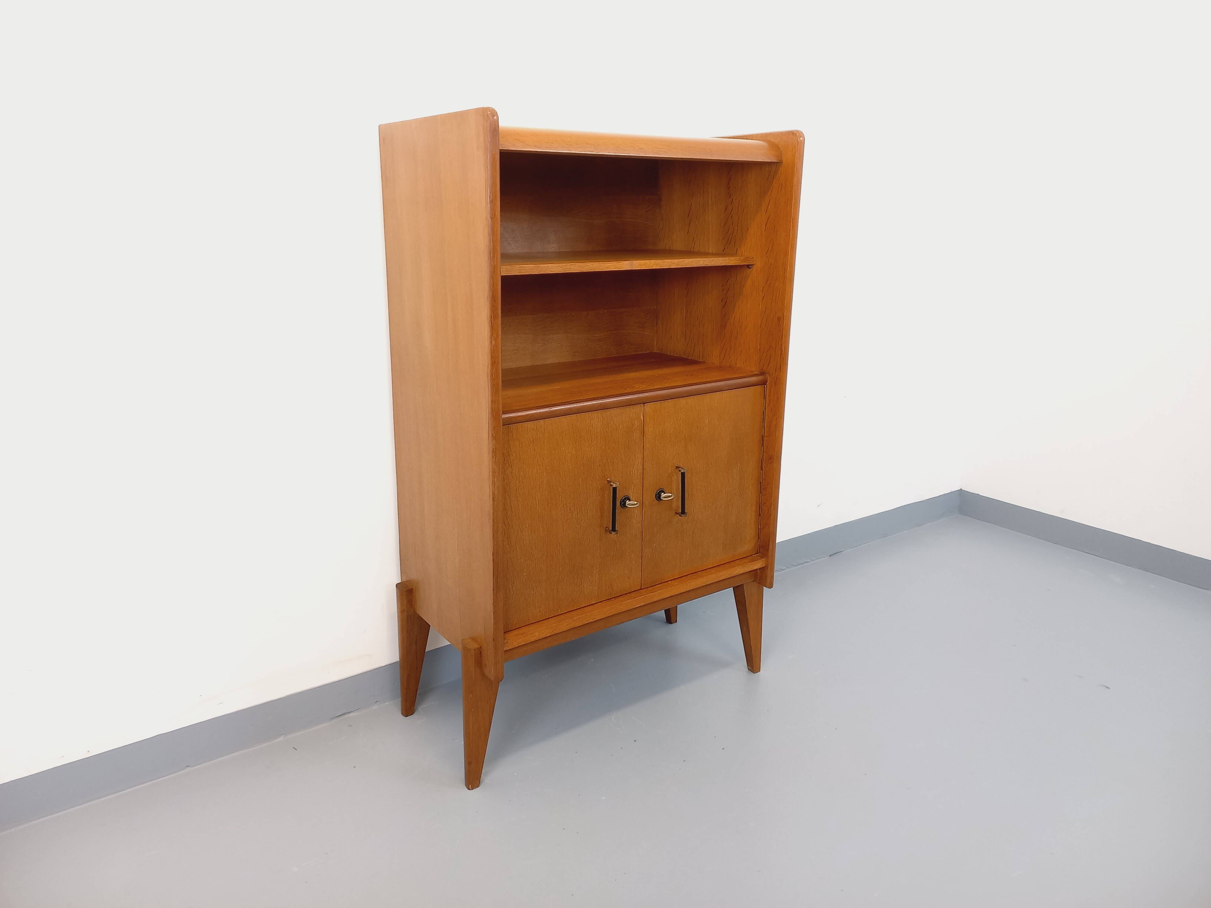 Vintage storage bookshelf René Gabriel Scandinavian style