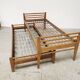 Pair of vintage beds Marcel Gascoin 1950