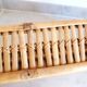 bamboo planter, bamboo and rattan plant pot, indoor planter.