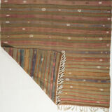 Anatolian handmade kilim rug 260 cm x 158 cm