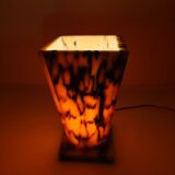 Lámpara de mesa de mármol. España, 1970s.