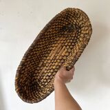 Old bread basket, straw basket