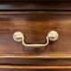 Bureau anglais classique avec cuir vert
