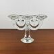 Vintage Swedish glass candlestick from Pukeberg, 1970s