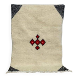 Tapis beni ouraine fait main taille 100 x 200 cm