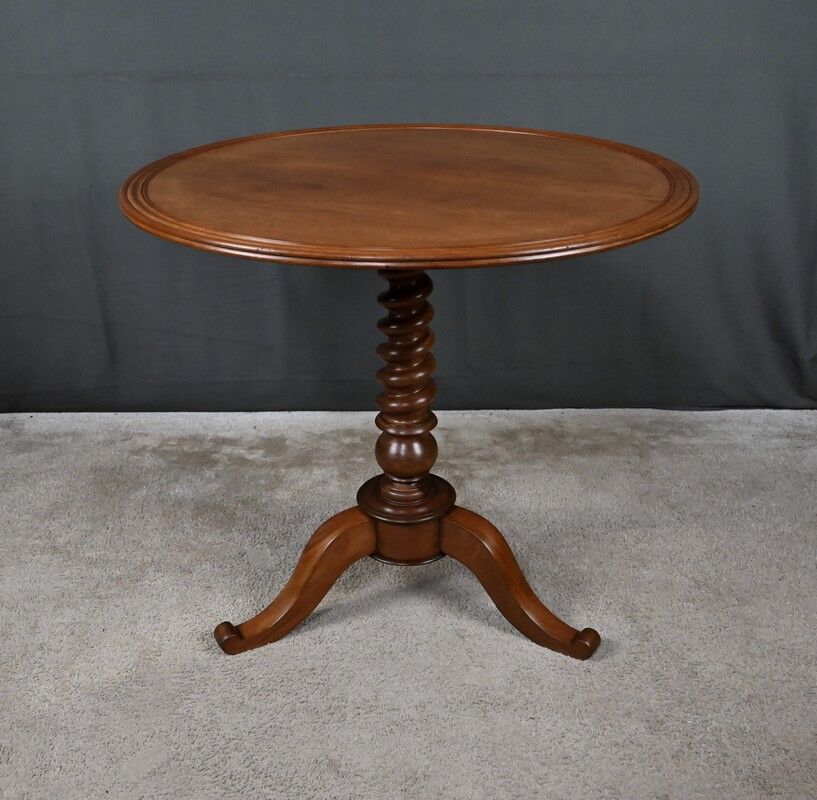 Table à plateau basculant en acajou, époque Louis-Philippe – Milieu XIXe