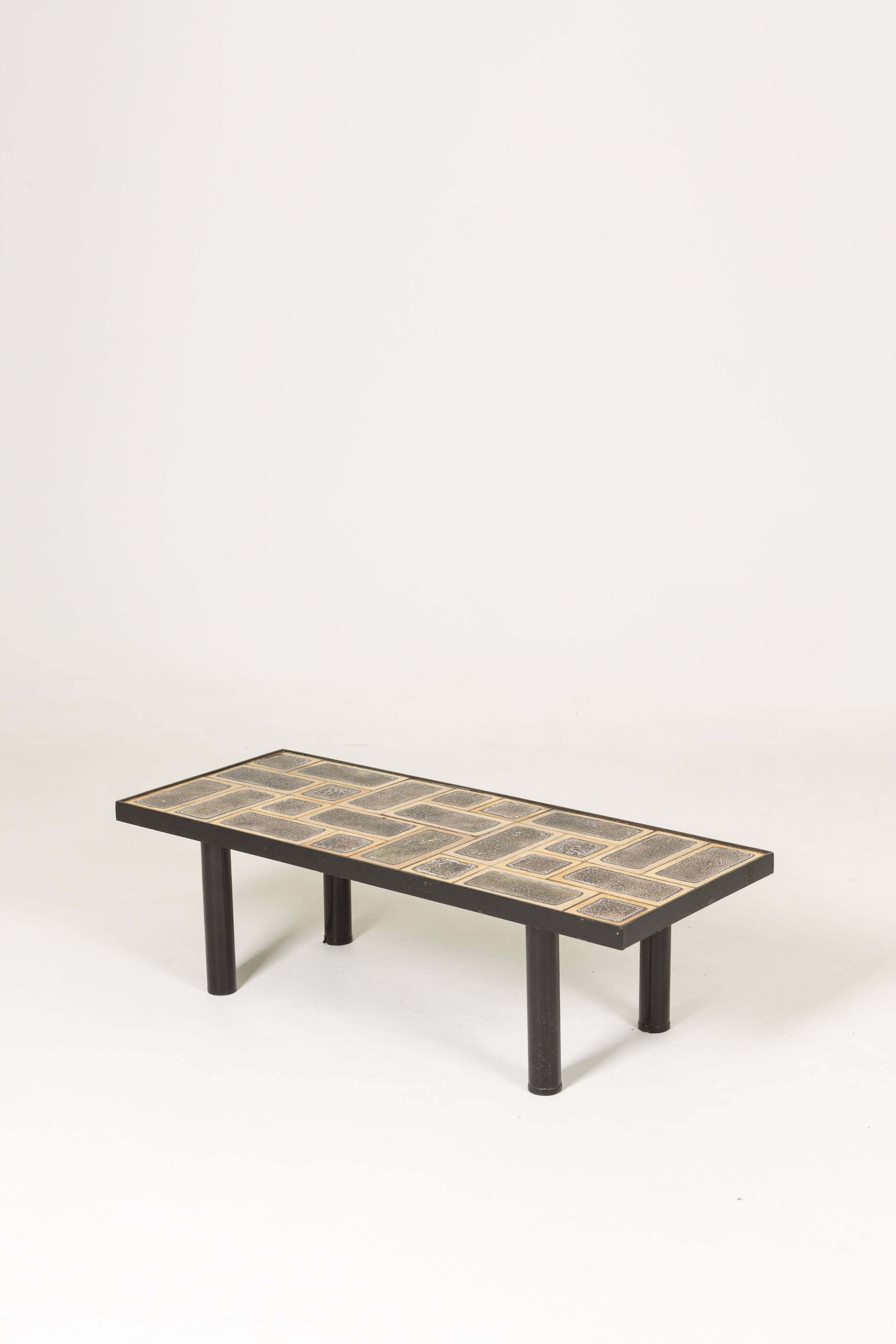Table basse céramique vintage