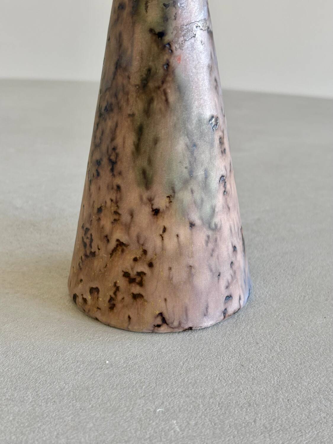 Ceramic candlestick, West Germany, 1970s