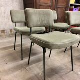 6 Chaises Design André Simard Airborne Vintage