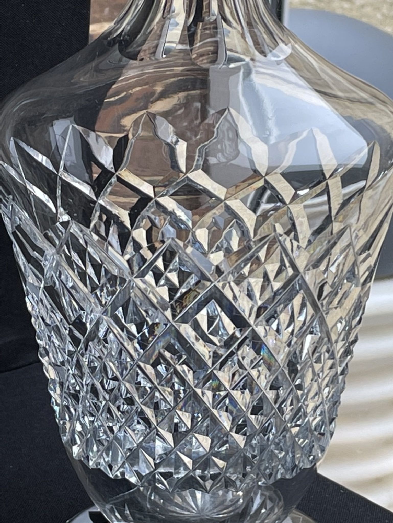 Carafe - Art Deco - Blown and cut crystal