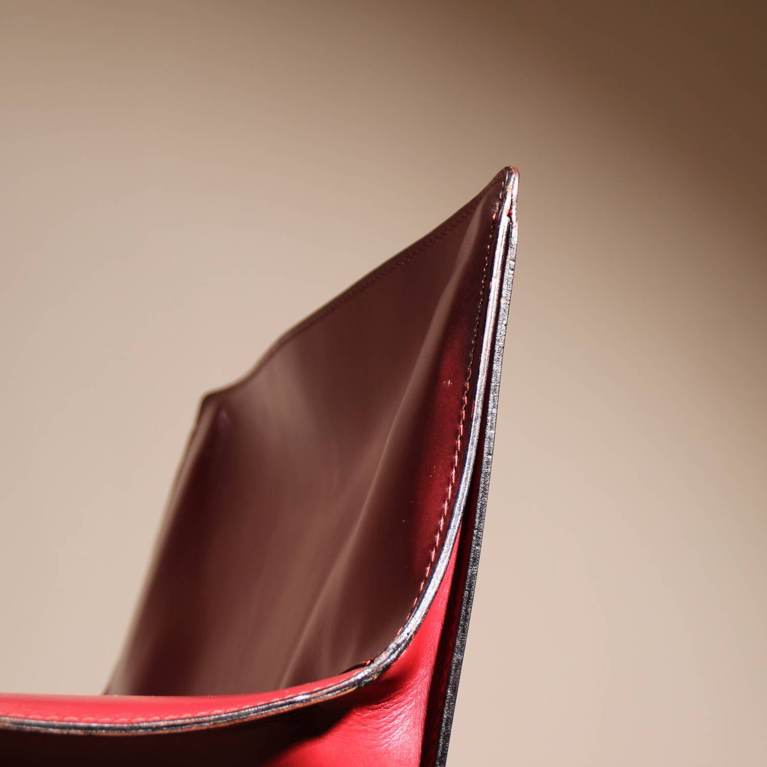 Fauteuil en cuir 'CAB 414' par Mario Bellini pour Cassina | Italie 1982