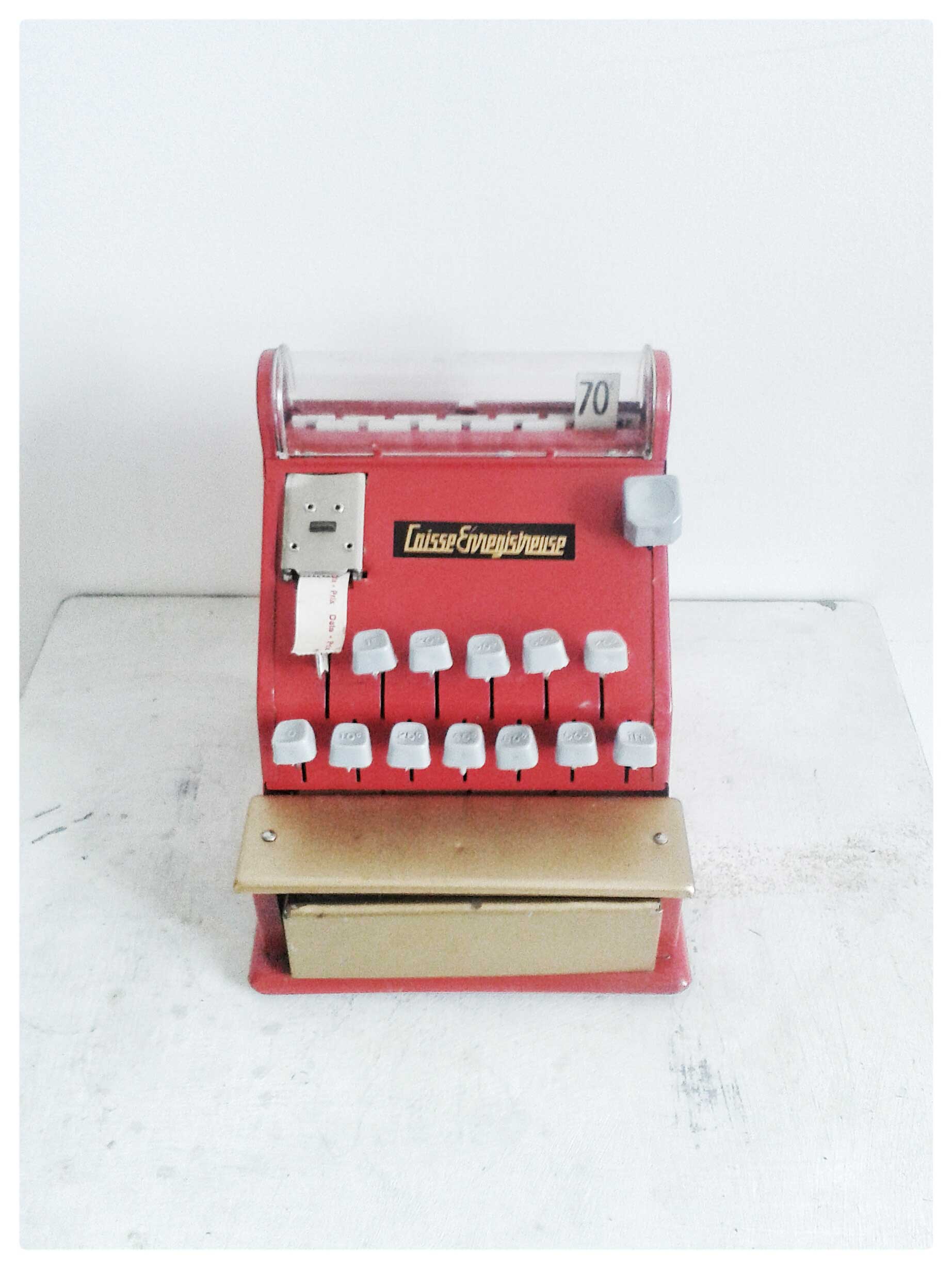 Cash register - vintage toy