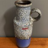 Vase Scheurich modèle 401-28 bleu et gris