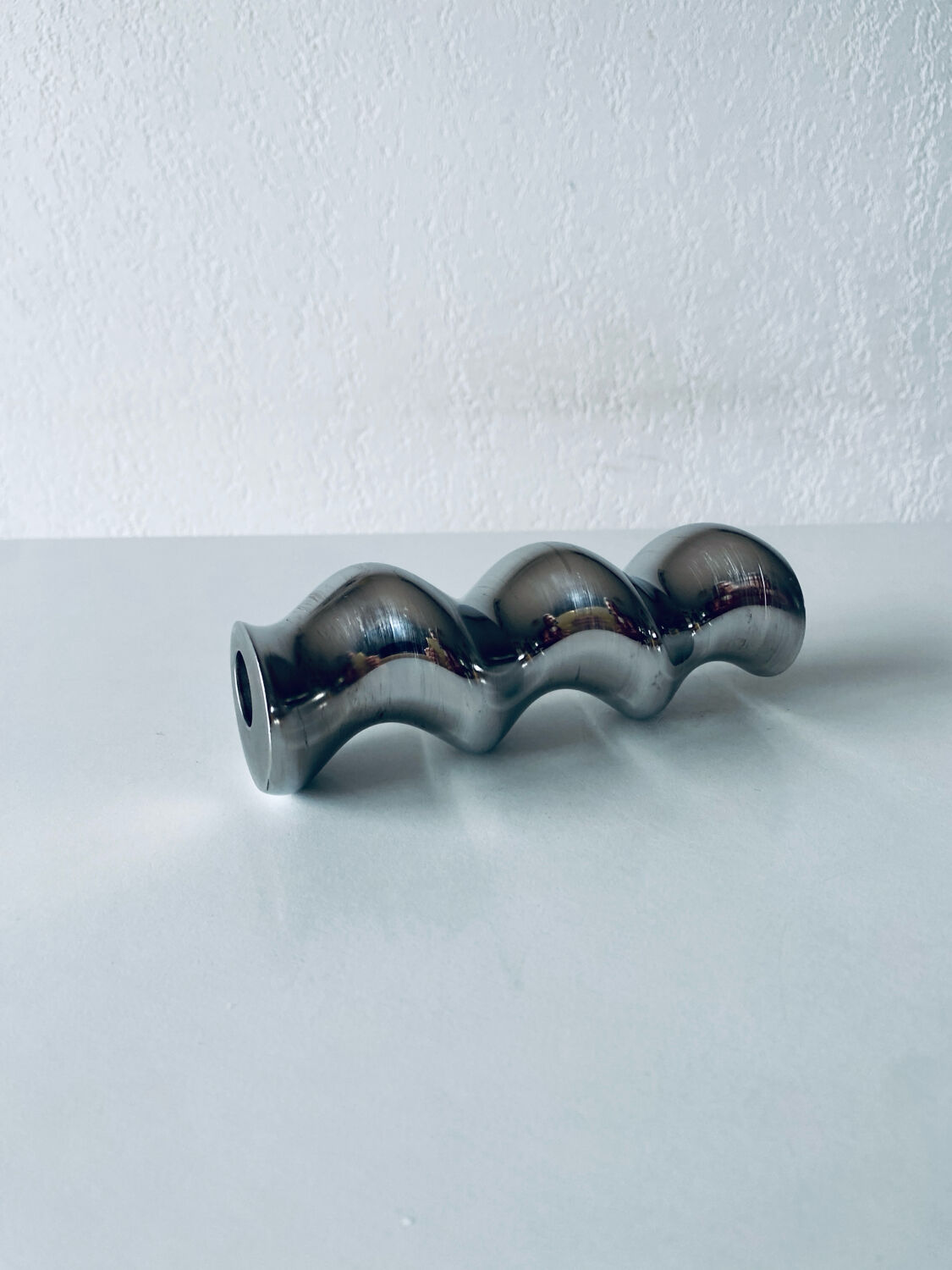 Bougeoir design torsadé