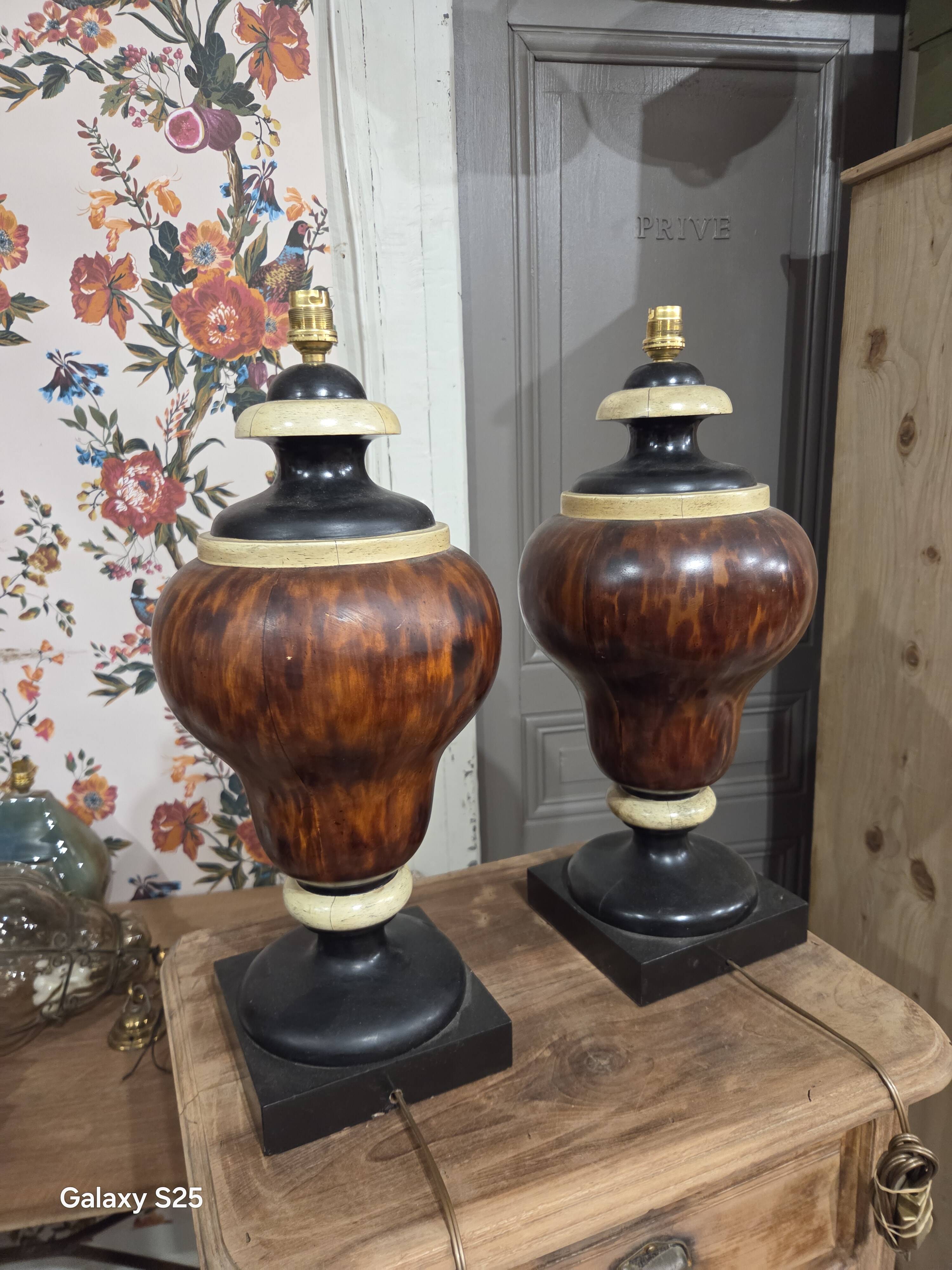 wooden medical lamps