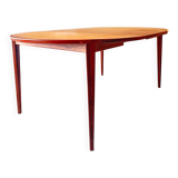 Table scandinave extensible en palissandre 4/10 pers Rosengren Hansen