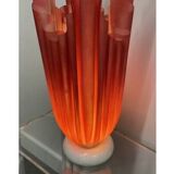 French draped table lamp by Georgia Jacob, 1970s