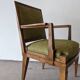 4 walnut bridges armchairs