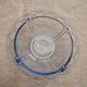 Set of 6 blue glass ramekins