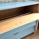 Restored vintage shoe cabinet